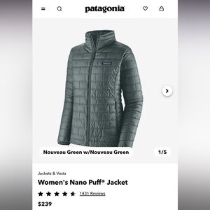 Patagonia - women’s nano puff jacket